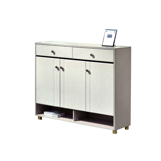 Pre Sale Shoe Cabinet with White Stone Panel Top