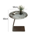 Microcrystalline Stone Snow Mountain / Stainless Steel (23.6 in H)