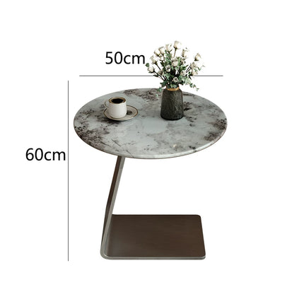 Marble Sofa Side Table | Italian Minimalist