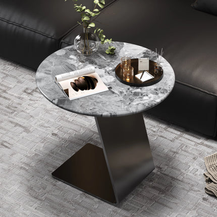 Marble Sofa Side Table | Italian Minimalist