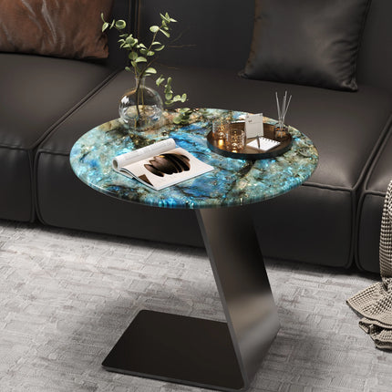 Marble Sofa Side Table | Italian Minimalist