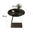 Microcrystalline Stone Black Rose / Stainless Steel (19.7 in H)