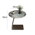 Microcrystalline Stone Snow Mountain / Stainless Steel (19.7 in H)