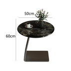 Microcrystalline Stone Black Rose / Stainless Steel (23.6 in H)