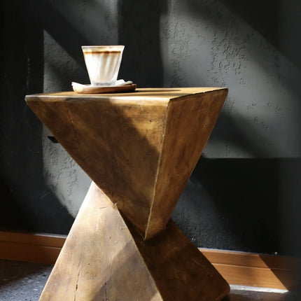 Minimalist Side Table | Wabi-Sabi Style
