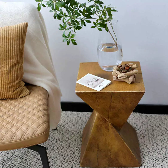 Minimalist Side Table | Wabi-Sabi Style