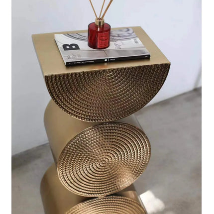 Nordic Metal Wheat Ear Side Table | Modern Living Room