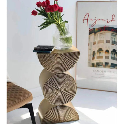 Nordic Metal Wheat Ear Side Table | Modern Living Room