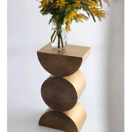 Nordic Metal Wheat Ear Side Table | Modern Living Room