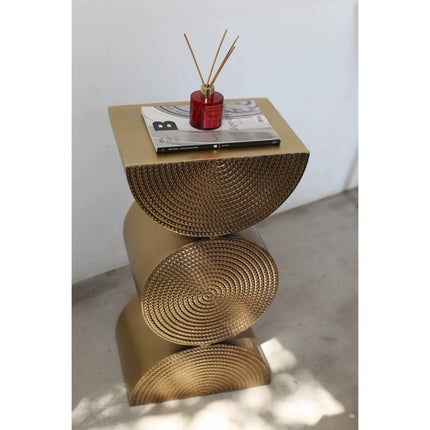 Nordic Metal Wheat Ear Side Table | Modern Living Room