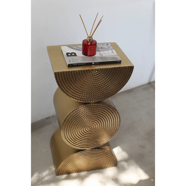 Nordic Metal Wheat Ear Side Table | Modern Living Room