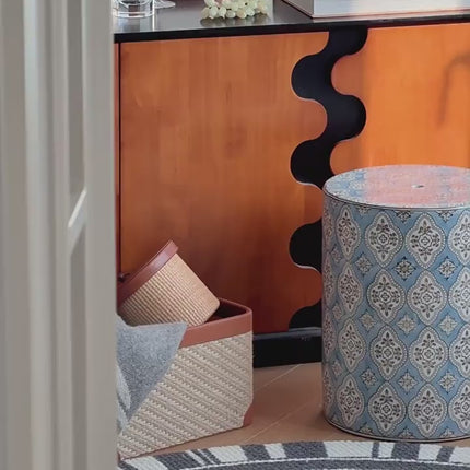 Ceramic Drum Stool Side Table | MYGD-0018
