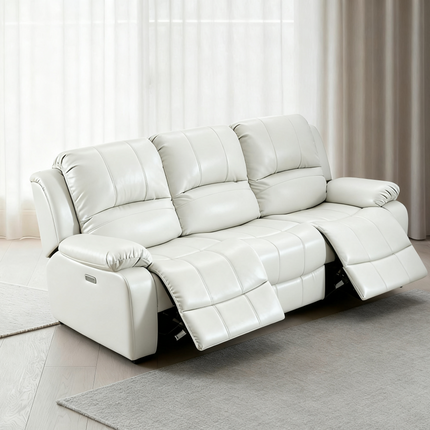 3-Seater Power Recliner Sofa – Modern Comfort Electric Reclining Couch