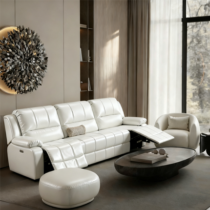 3-Seater Power Recliner Sofa – Modern Comfort Electric Reclining Couch