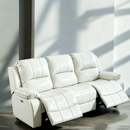3-Seater Power Recliner Sofa – Modern Comfort Electric Reclining Couch