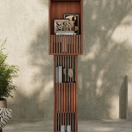 Rotating Solid Wood Bookshelf | Italian Style