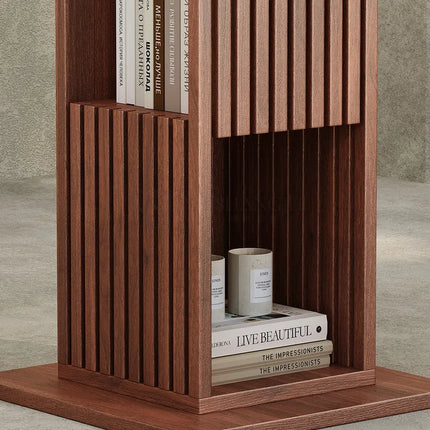 Rotating Solid Wood Bookshelf | Italian Style