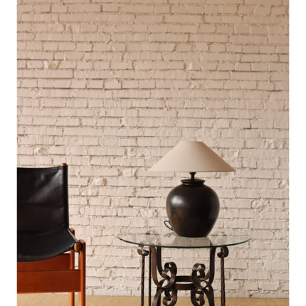 Round Glass Coffee Table | Vintage Mid-Century
