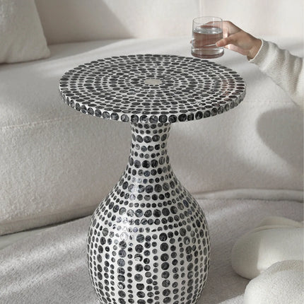 Shell Inlay Coffee Table | Wabi-Sabi Style