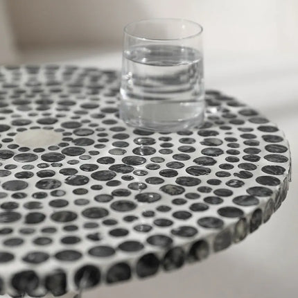 Shell Inlay Coffee Table | Wabi-Sabi Style