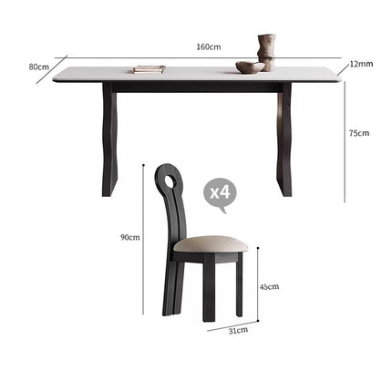 BARCA BOARD Dining Table Black Ultra Delux Sintered Stone