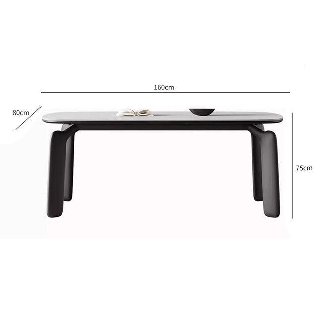 ALPINE Dining Table Black Ultra Delux Sintered Stone